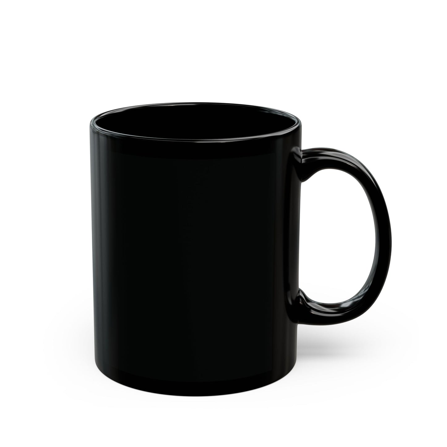 "Rich in Black." Mug