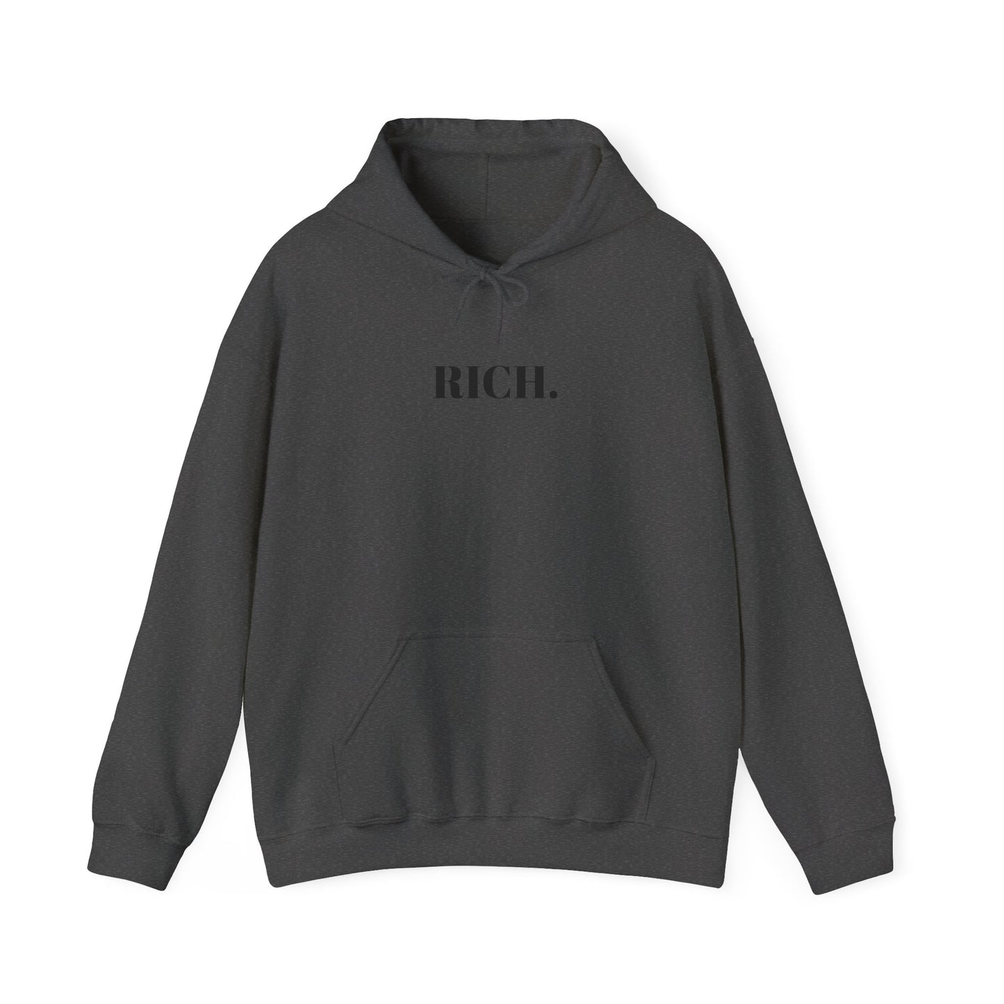 "RICH." Unisex Heavy Blend™ Hooded Sweatshirt