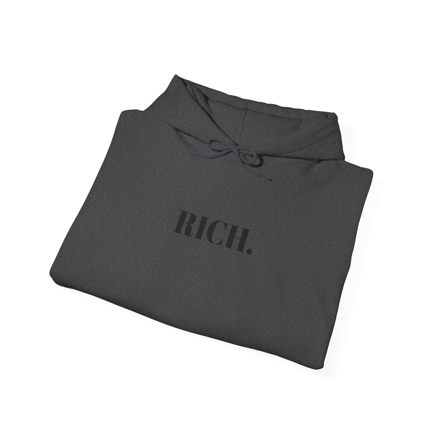 "RICH." Unisex Heavy Blend™ Hooded Sweatshirt