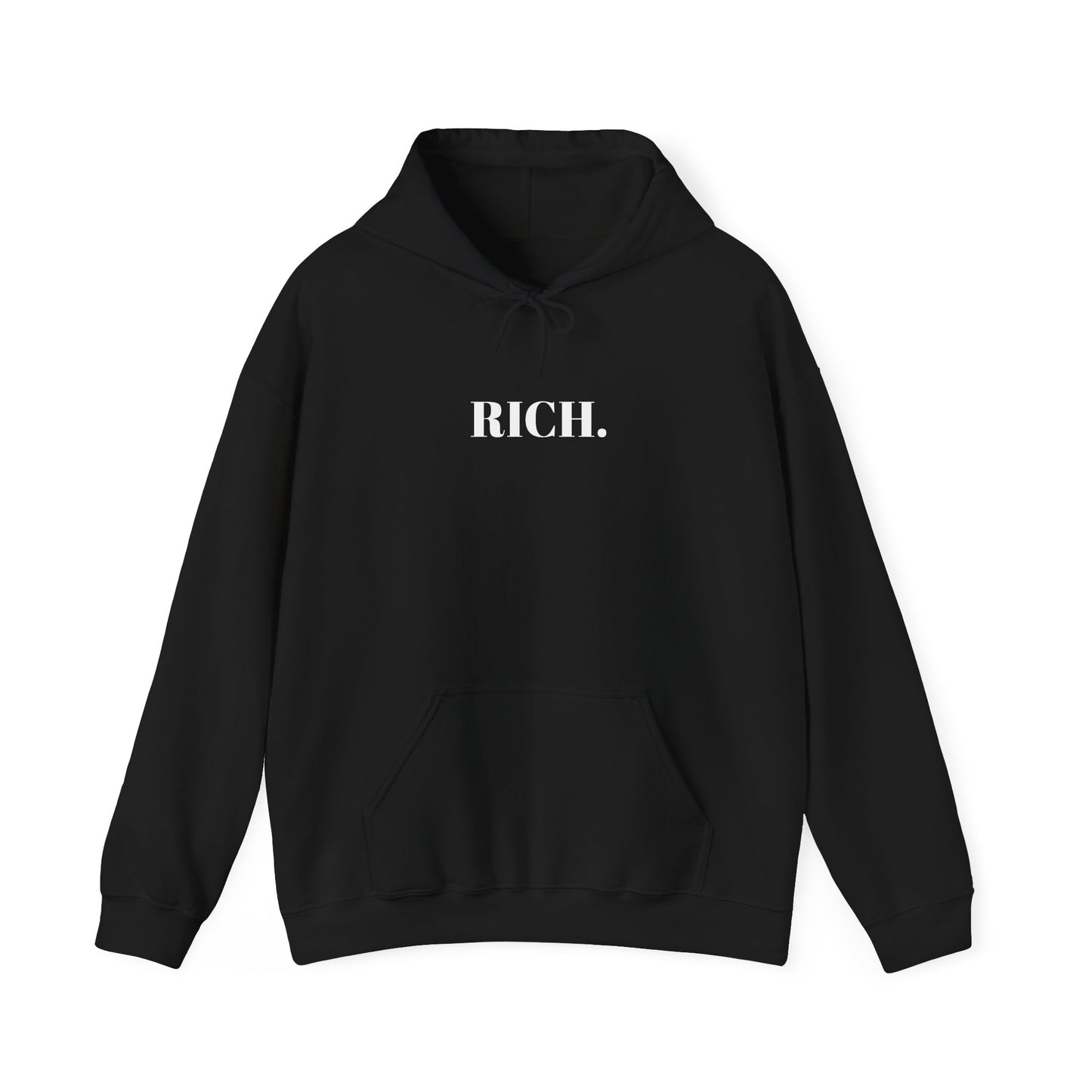 "RICH." Unisex Heavy Blend™ Hooded Sweatshirt