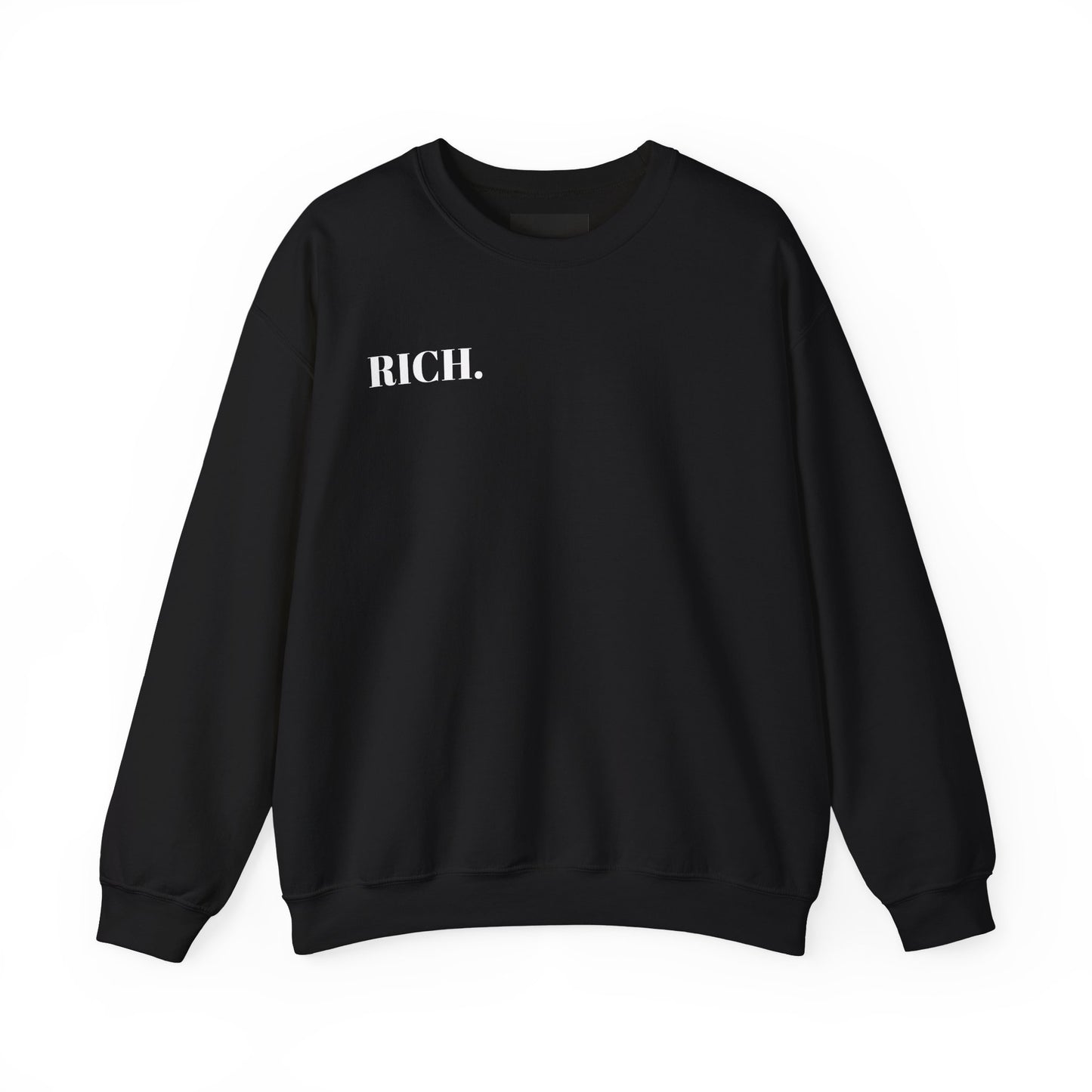 "RICH." Unisex Heavy Blend™ Crewneck Sweatshirt